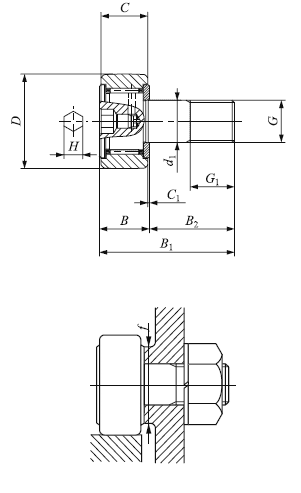 IKO standard cam follower