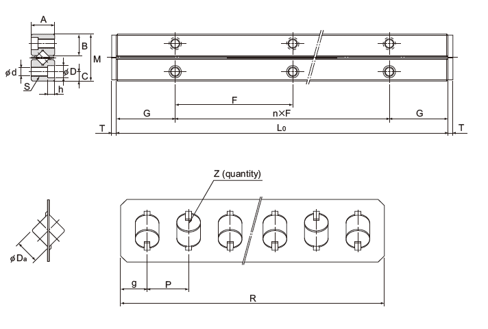 THK cross roller guide