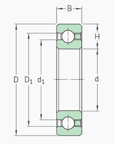 Reali-Slim thin section radial contact ball bearing