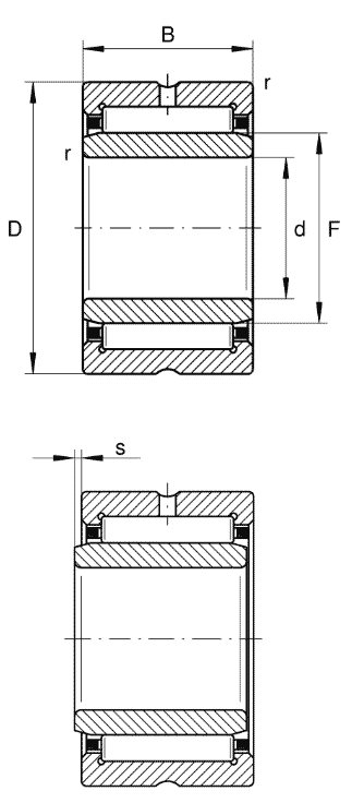 INA needle roller bearing