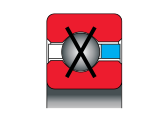 type X bearing - four-point contact