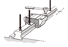 Fully fastening the mounting bolts