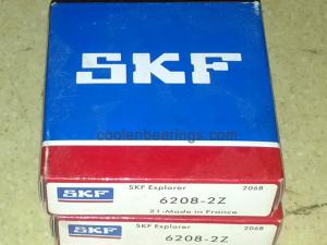 SKF 6208-2Z Deep groove ball bearing with shields