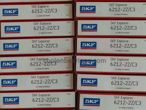 SKF 6212-2Z/C3 Deep groove ball bearing with shields