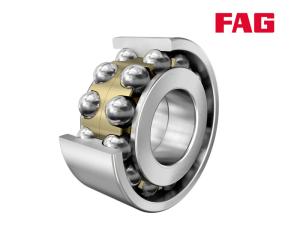FAG angular contact ball bearing, split inner ring, solid brass cage
