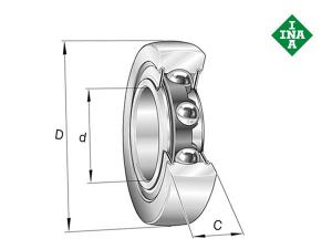 INA LR202-X-2RSR Cam rollers